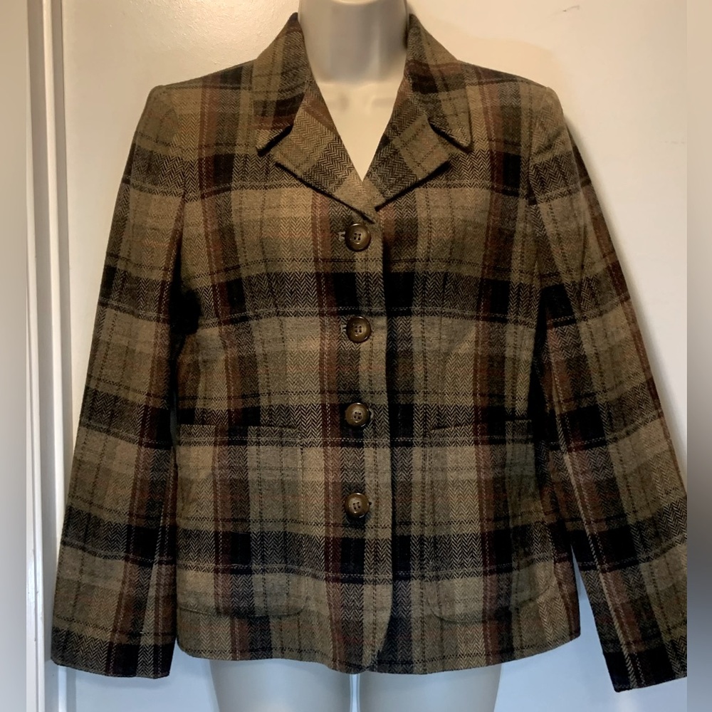 Herman Geist Wool Blend Coat- Size 6P